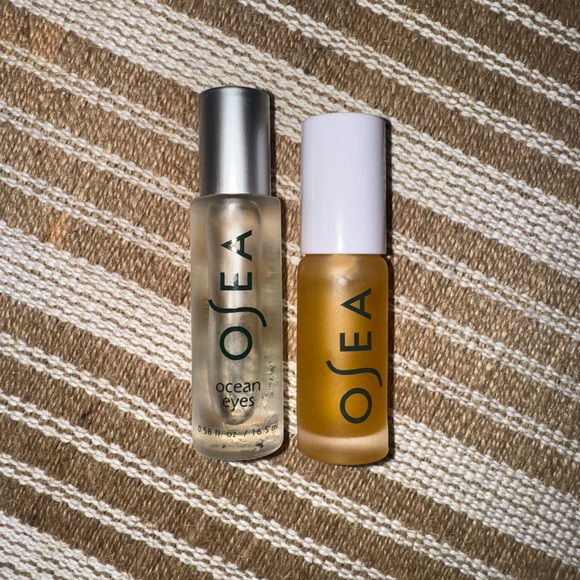 OSEA Ocean Eyes Hydrating Eye Roller and Hyaluronic Lip Booster Gloss - Picture 1 of 5